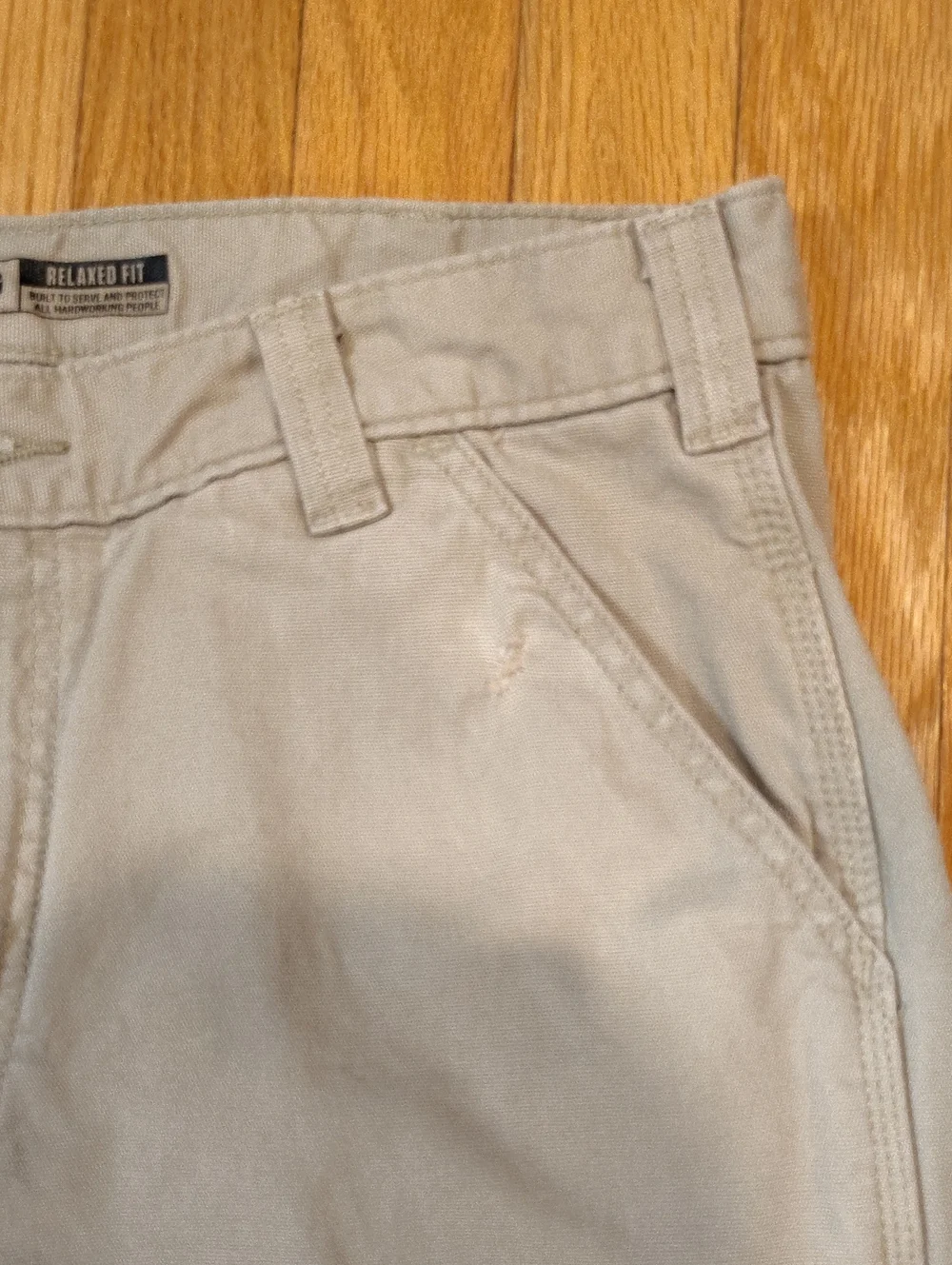 Carhartt Men's Tan Work Cargo Shorts Relaxed Fit